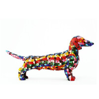 BARCINO DESIGNS - Dackel / Teckel / dachshund multicolor 20cm
