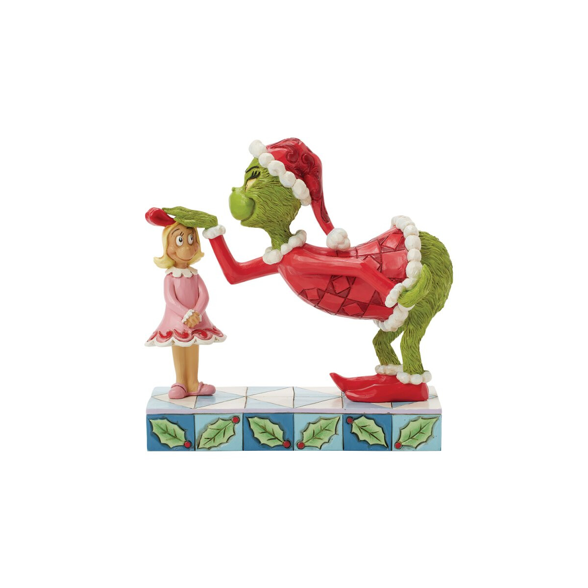 Dr. Seuss THE GRINCH by JIM SHORE - Grinch patting Cindy...