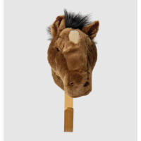 WILD & SOFT - Kleiderhaken mit Plüschkopf - PFERD braun / HORSE brown