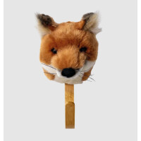 WILD & SOFT - Kleiderhaken mit Plüschkopf - FUCHS / FOX