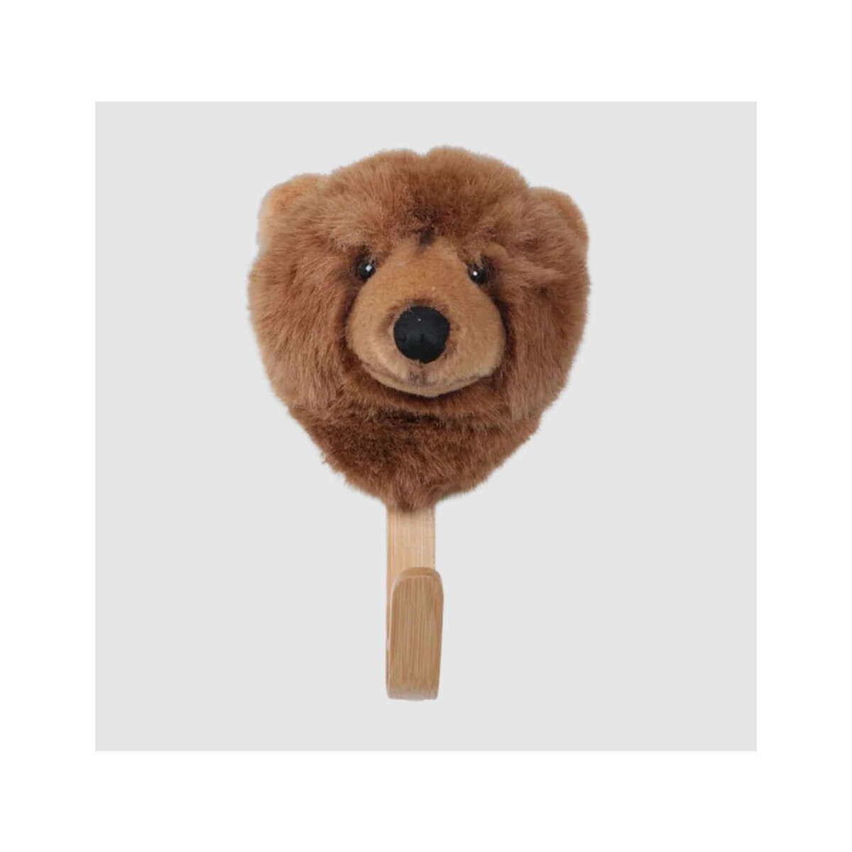 WILD & SOFT - Kleiderhaken mit Plüschkopf -...