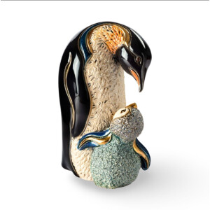 DE ROSA Coll. - Penguin with baby / Pinguin mit Baby - FAMILIES Collection