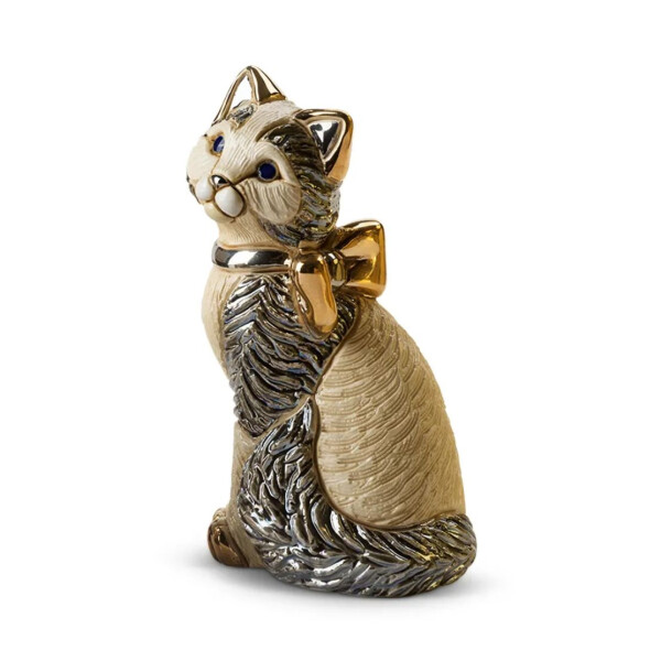 DE ROSA Coll. - Cat with ribbon / Katze mit Halsband - FAMILIES Collection
