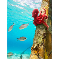 Bon Ton Toys - Plüschtier / Stofftier - WWF Edition - Octopus / Tintenfisch 50cm