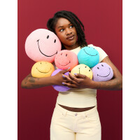 Bon Ton Toys - Plüschtier / Stofftier - The Smileys - ECO Corduroy / Cord "Dark purple" - 13cm