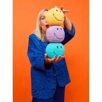 Bon Ton Toys - Plüschtier / Stofftier - The Smileys - ECO Corduroy / Cord "Teal" - 13cm