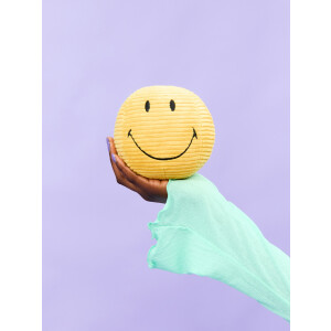 Bon Ton Toys - Plüschtier / Stofftier - The Smileys - ECO Corduroy / Cord "Yellow" - 13cm