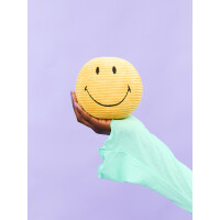 Bon Ton Toys - Plüschtier / Stofftier - The Smileys - ECO Corduroy / Cord "Yellow" - 13cm
