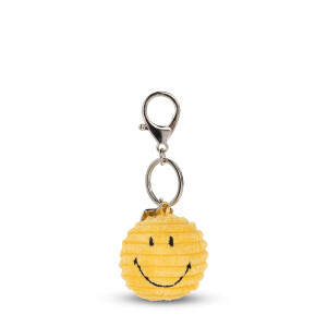 Bon Ton Toys - Schlüsselanhänger / Handtasachencharm - The Smileys - ECO Corduroy / Cord "Yellow" - 4,5cm