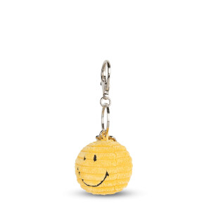 Bon Ton Toys - Schlüsselanhänger / Handtasachencharm - The Smileys - ECO Corduroy / Cord "Yellow" - 4,5cm