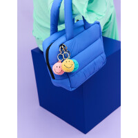 Bon Ton Toys - Schlüsselanhänger / Handtasachencharm - The Smileys - ECO Corduroy / Cord "Yellow" - 4,5cm