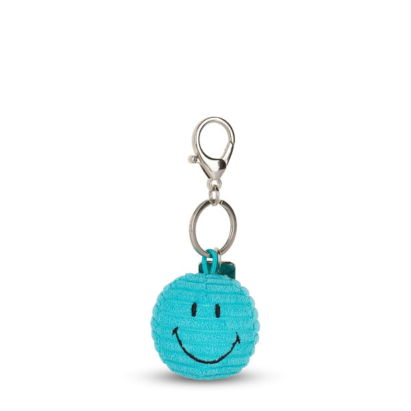 Bon Ton Toys - Schlüsselanhänger / Handtasachencharm - The Smileys - ECO Corduroy / Cord "Teal" - 4,5cm