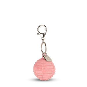 Bon Ton Toys - Schlüsselanhänger / Handtasachencharm - The Smileys - ECO Corduroy / Cord "bubbelgum pink" - 4,5cm