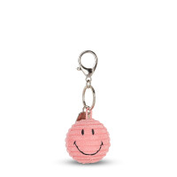 Bon Ton Toys - Schlüsselanhänger / Handtasachencharm - The Smileys - ECO Corduroy / Cord "bubbelgum pink" - 4,5cm