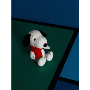 Bon Ton Toys - Plüschtier / Stofftier - The Peanuts - Snoopy with scarf / Snoopy mit Schal 17cm