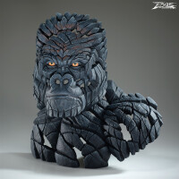 EDGE SCULPTURE - Mountain Gorilla Büste schwarz