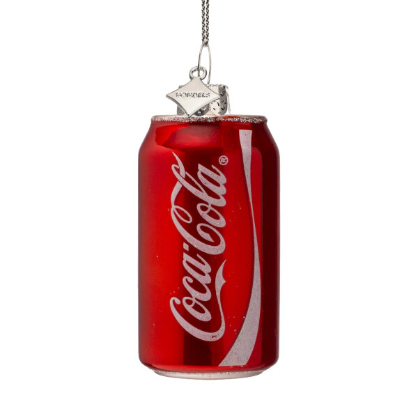 Vondels - Christbaumschmuck aus Glas - COCA COLA / classic can red / Coladose rot 8cm