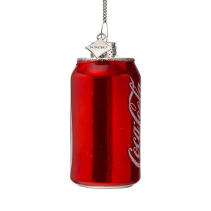 Vondels - Christbaumschmuck aus Glas - COCA COLA / classic can red / Coladose rot 8cm