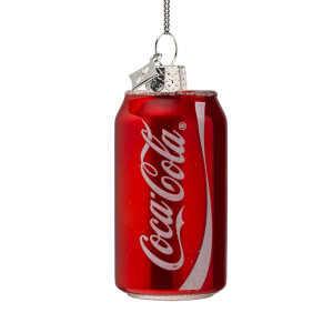 Vondels - Christbaumschmuck aus Glas - COCA COLA / classic can red / Coladose rot 8cm