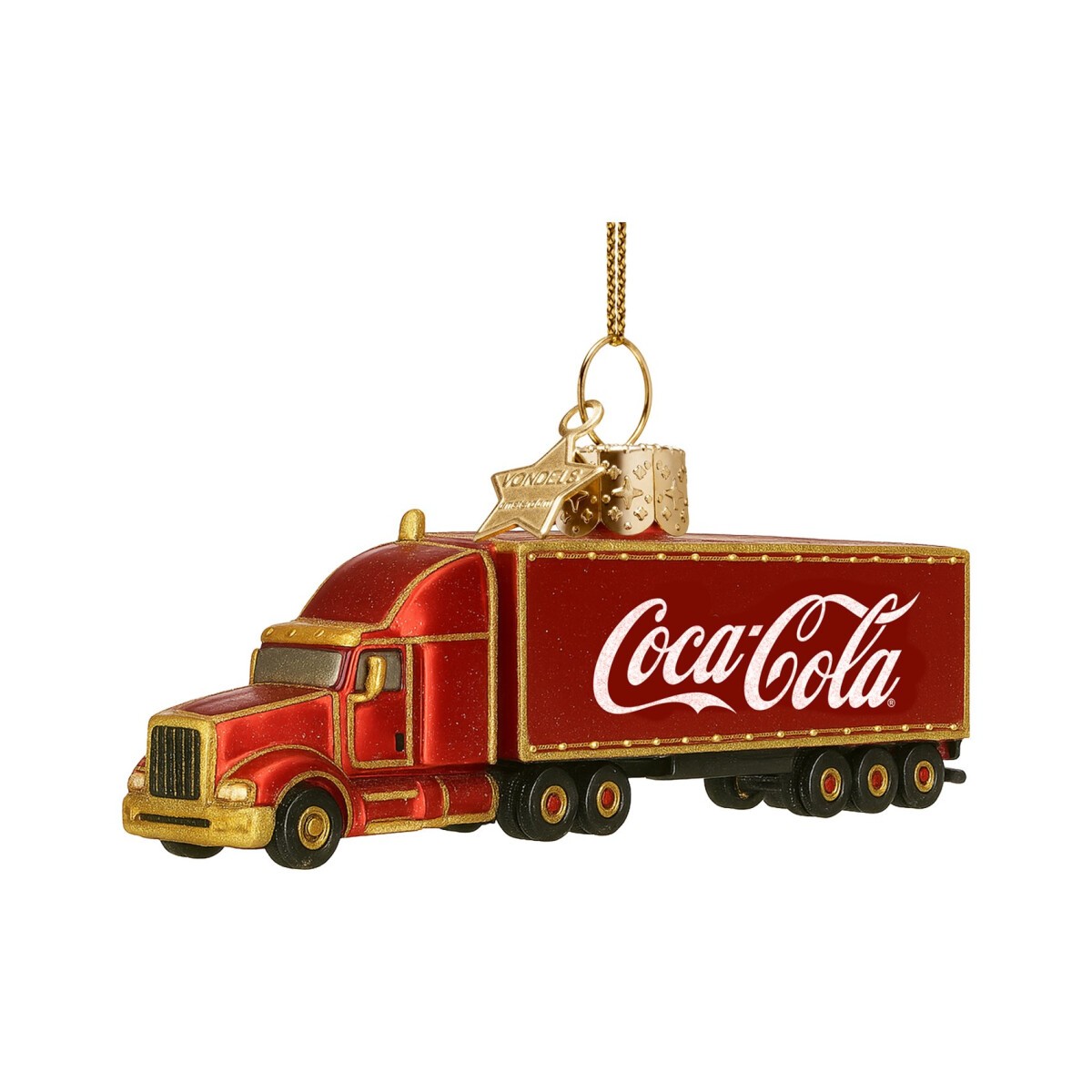 Vondels - Christbaumschmuck aus Glas - COCA COLA /...