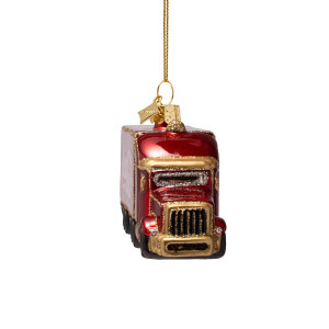 Vondels - Christbaumschmuck aus Glas - COCA COLA / christmas truck / Coca Cola Weihnachtstruck 5,5cm