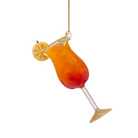 Vondels - Christbaumschmuck aus Glas - Sex on the beach Cocktail 10,5cm