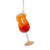 Vondels - Christbaumschmuck aus Glas - Sex on the beach Cocktail 10,5cm