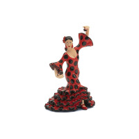 BARCINO DESIGNS - Flamenca / Flamengotänzerin rot / schwarz 13cm