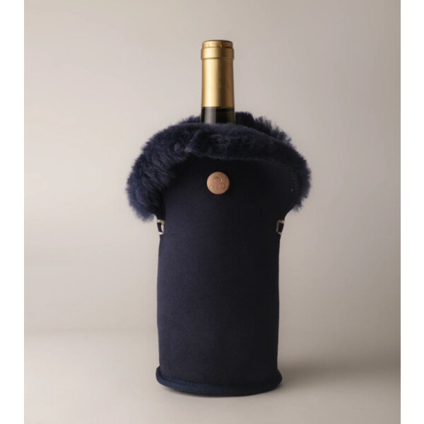 KYWIE Amsterdam - Flaschenkühler - Cooler - TULIP Navy blue Wildleder