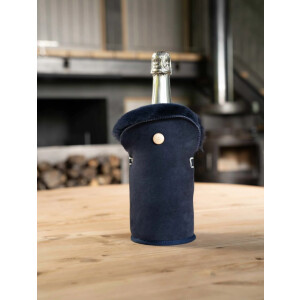 KYWIE Amsterdam - Flaschenkühler - Cooler - TULIP Navy blue Wildleder