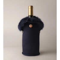KYWIE Amsterdam - Flaschenkühler - Cooler - TULIP Navy blue Wildleder