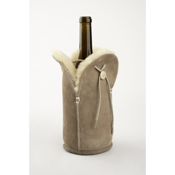KYWIE Amsterdam - Flaschenkühler - Champagner Cooler - Wildleder stone