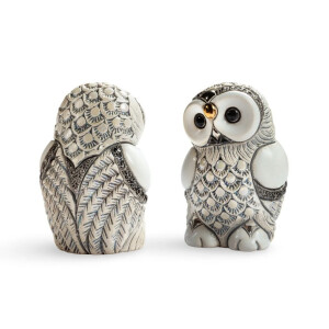 DE ROSA Coll. - Great white owl baby / Große weiße Eule Baby - BABY FAMILIES Collection