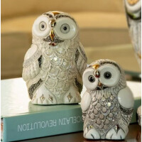 DE ROSA Coll. - Great white owl baby / Große weiße Eule Baby - BABY FAMILIES Collection