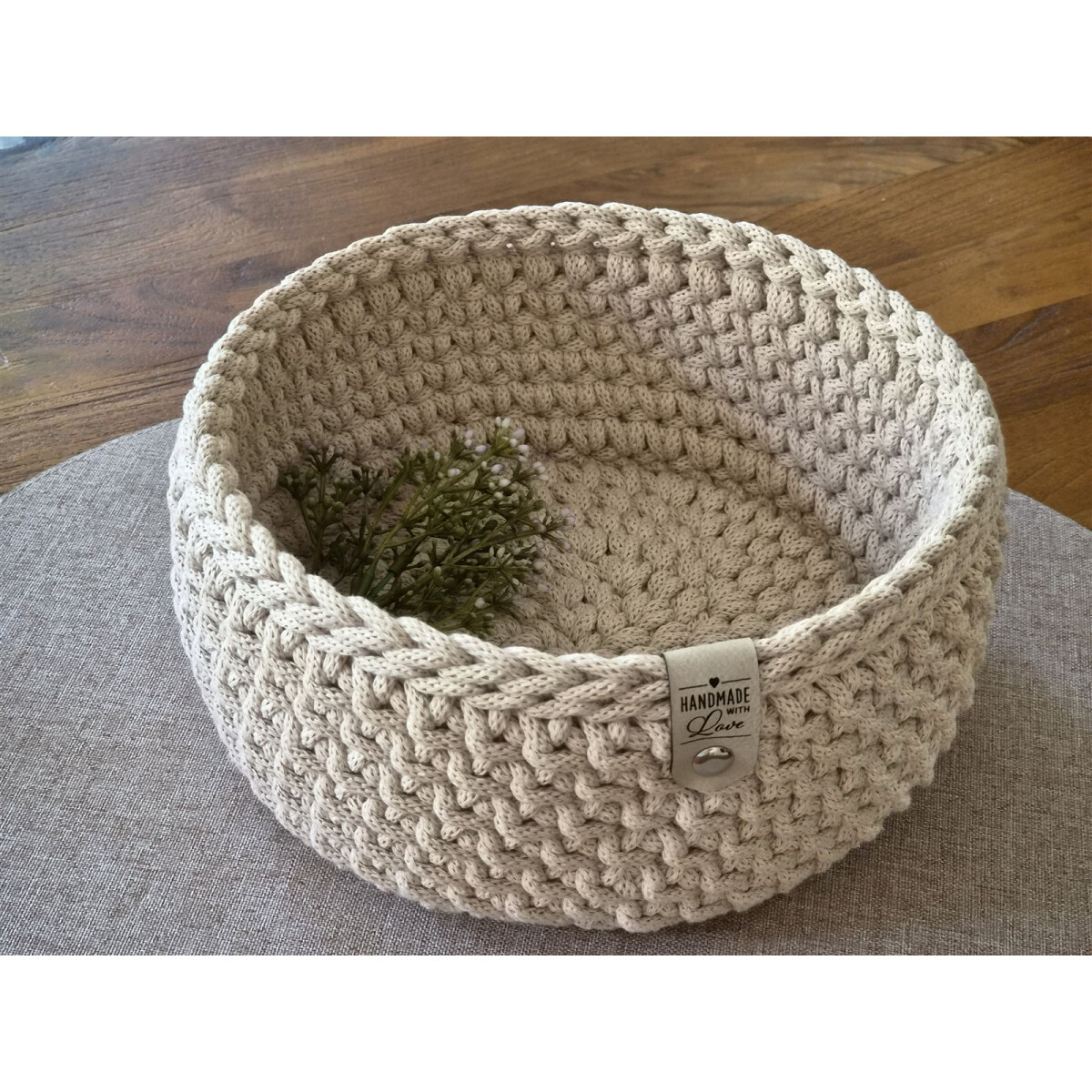 Schwarzwald Maschen - Korb rund - 23 x 10,5cm - Farbe :...