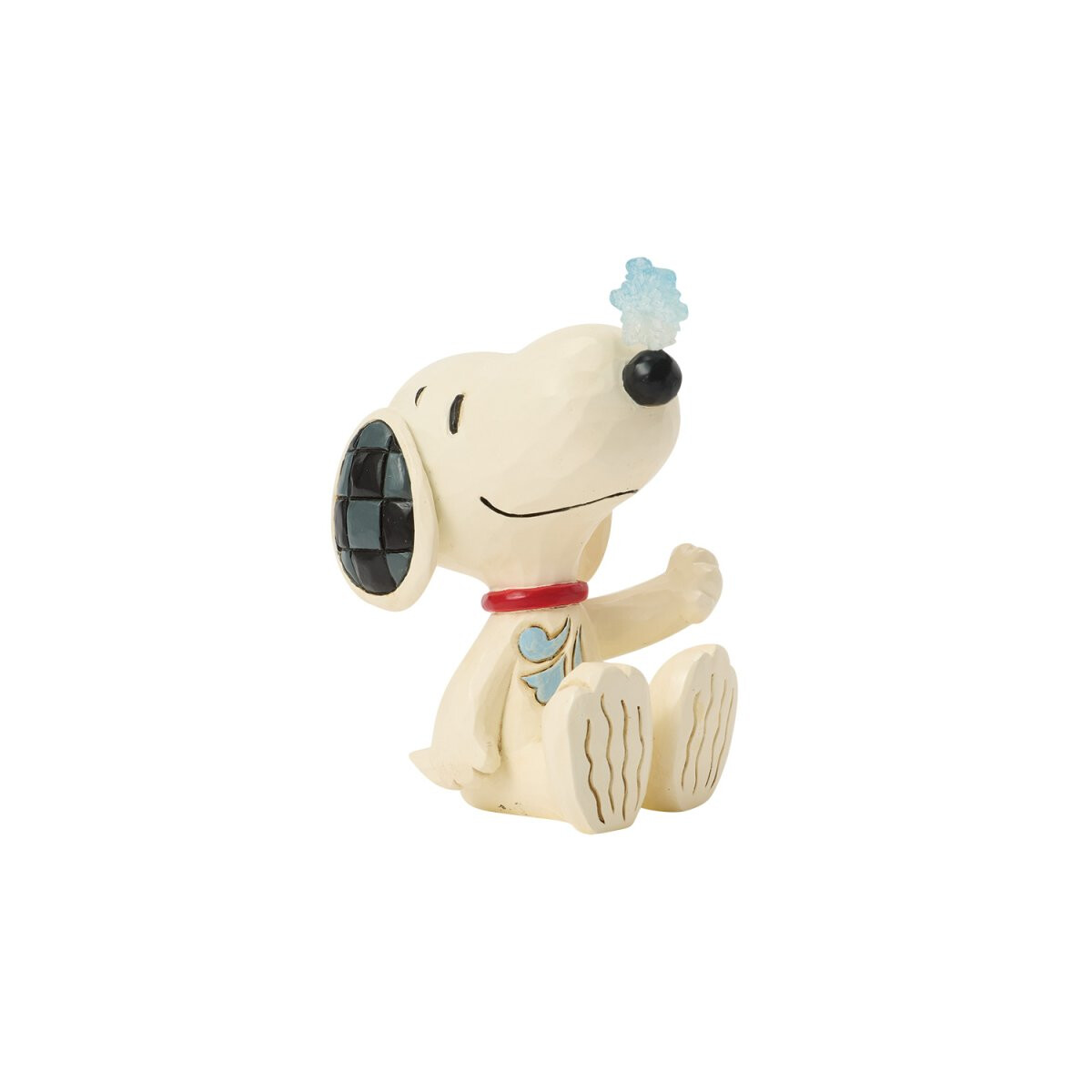 PEANUTS by Jim Shore - SNOOPY WITH SNOWFLAKE ON NOSE mini