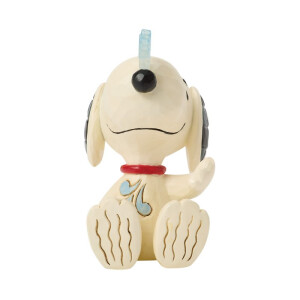 PEANUTS by Jim Shore - SNOOPY WITH SNOWFLAKE ON NOSE mini