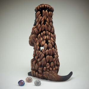 EDGE SCULPTURE - Otter mit Steinen