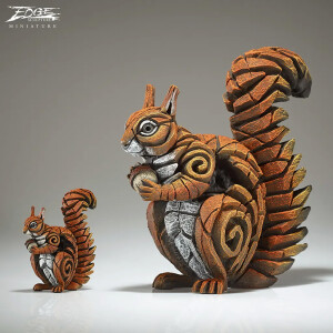 EDGE SCULPTURE Miniaturen - Eichhörnchen / Squirrel
