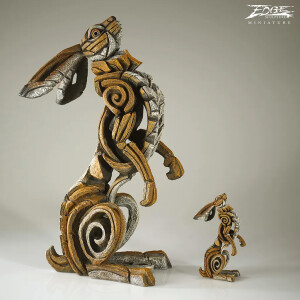 EDGE SCULPTURE Miniaturen - Hase / star gazing hare