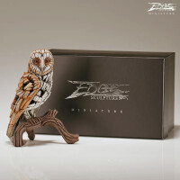 EDGE SCULPTURE Miniaturen - Schleiereule / Barn owl