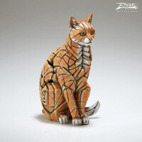 EDGE SCULPTURE Miniaturen - Katze braun / cat ginger