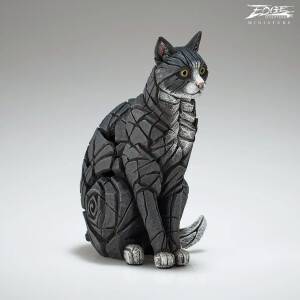 EDGE SCULPTURE Miniaturen - Katze schwarz / cat black
