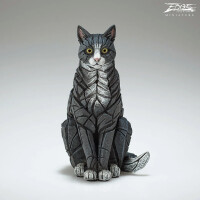 EDGE SCULPTURE Miniaturen - Katze schwarz / cat black