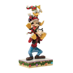 DISNEY Traditions by Jim Shore - MICKEY, DONALD & GOOFY STACKED