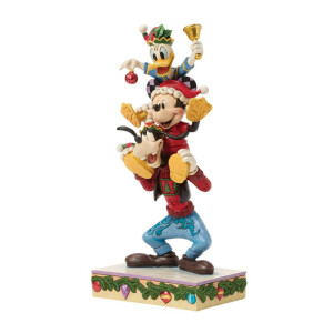 DISNEY Traditions by Jim Shore - MICKEY, DONALD & GOOFY STACKED