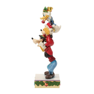 DISNEY Traditions by Jim Shore - MICKEY, DONALD & GOOFY STACKED