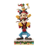 DISNEY Traditions by Jim Shore - MICKEY, DONALD & GOOFY STACKED