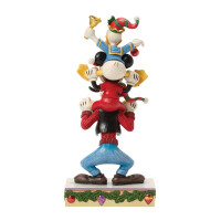DISNEY Traditions by Jim Shore - MICKEY, DONALD & GOOFY STACKED
