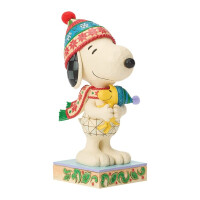 PEANUTS by Jim Shore - LARGE SNOOPY HUGGING WOODSTOCK